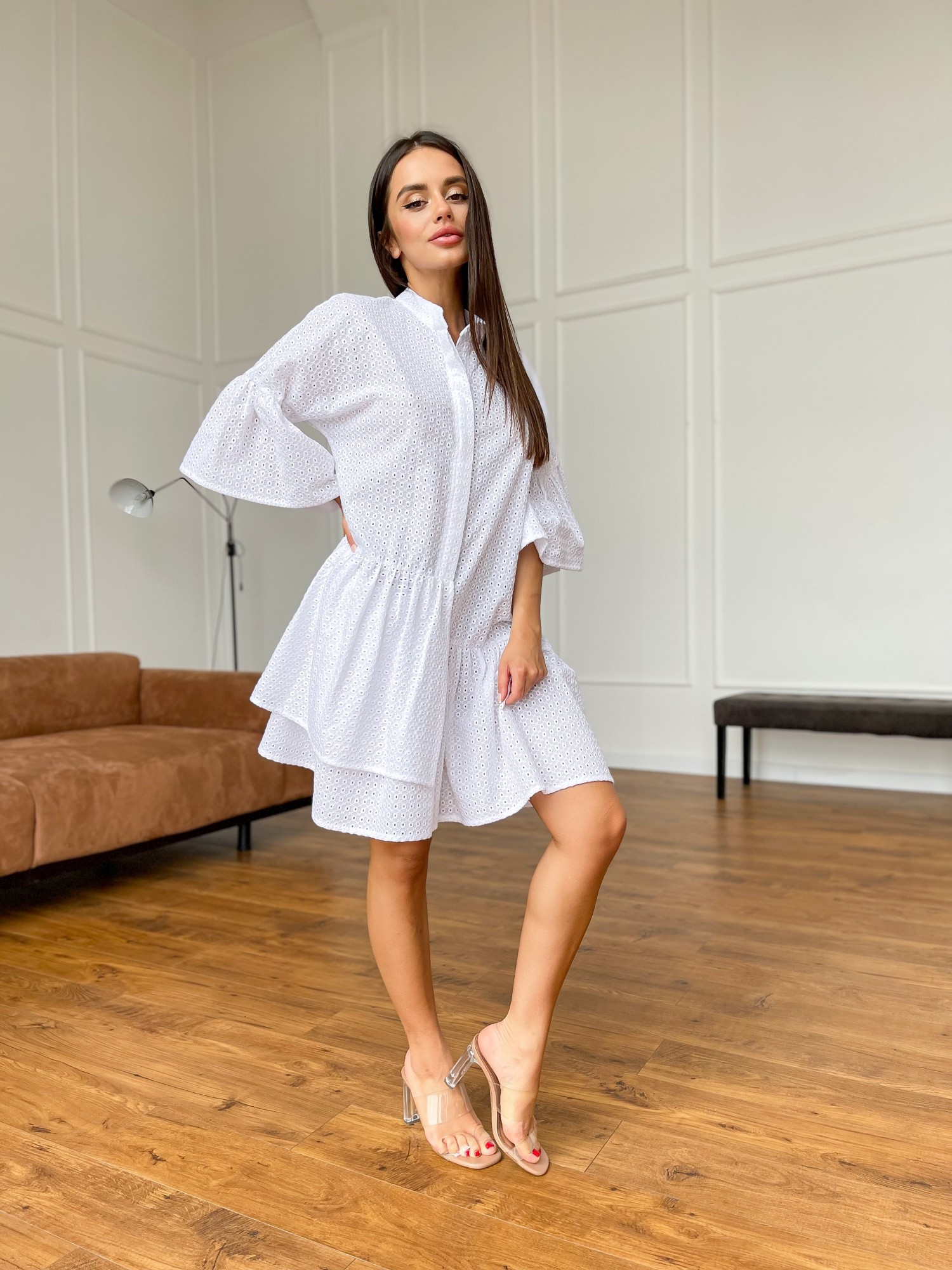 

Платье Verevka ADELE  белый, Платье Verevka ADELE 42-44 белый