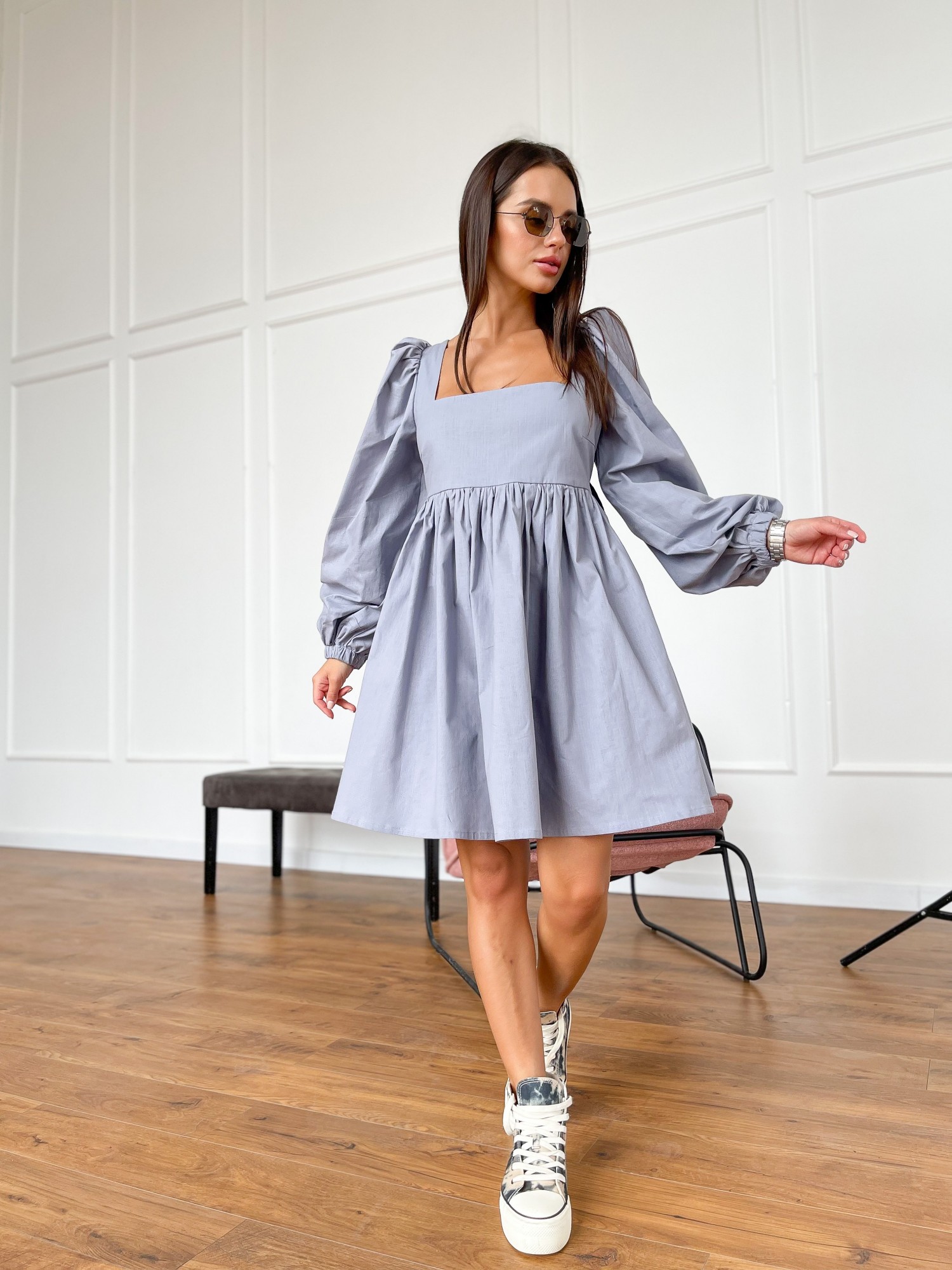 

Платье Verevka LIKA  серый, Платье Verevka LIKA 42-44 серый