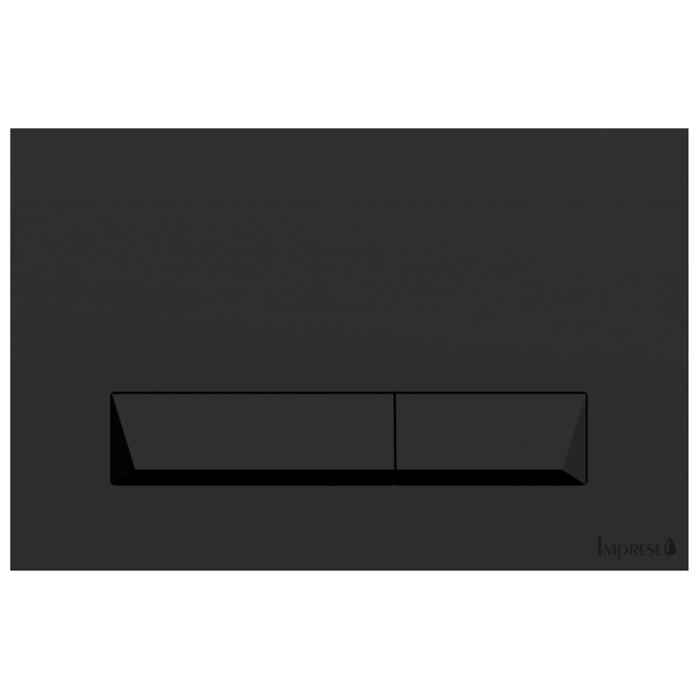 

Клавиша смыва Imprese PAN Laska Black Soft Touch i8040B