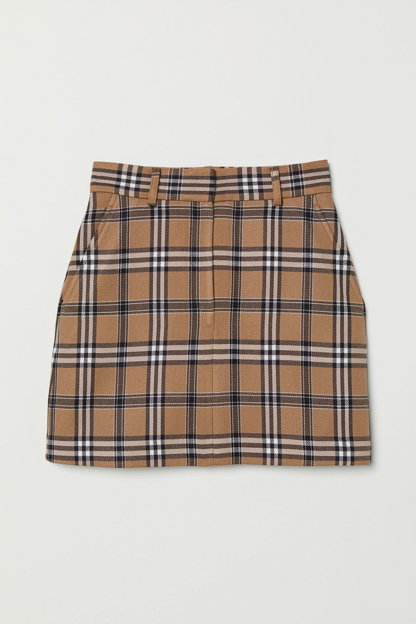 

Юбка шерсть бленд H&M 36 бежевый 6915748sm