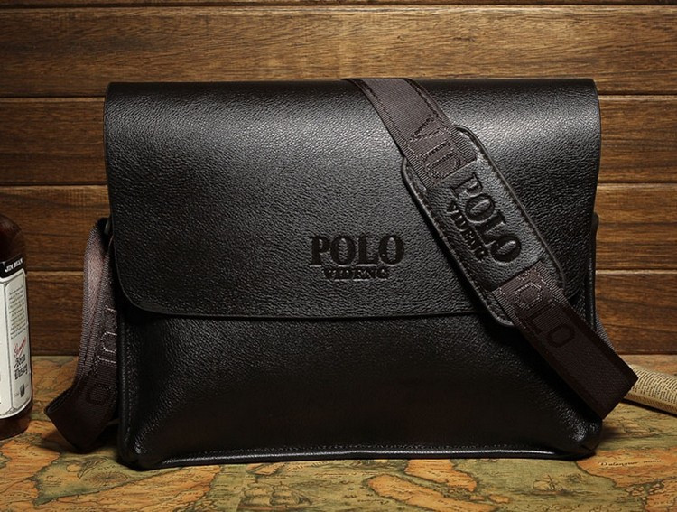 

Сумка портфель через плечо Polo Videng Коричневый
