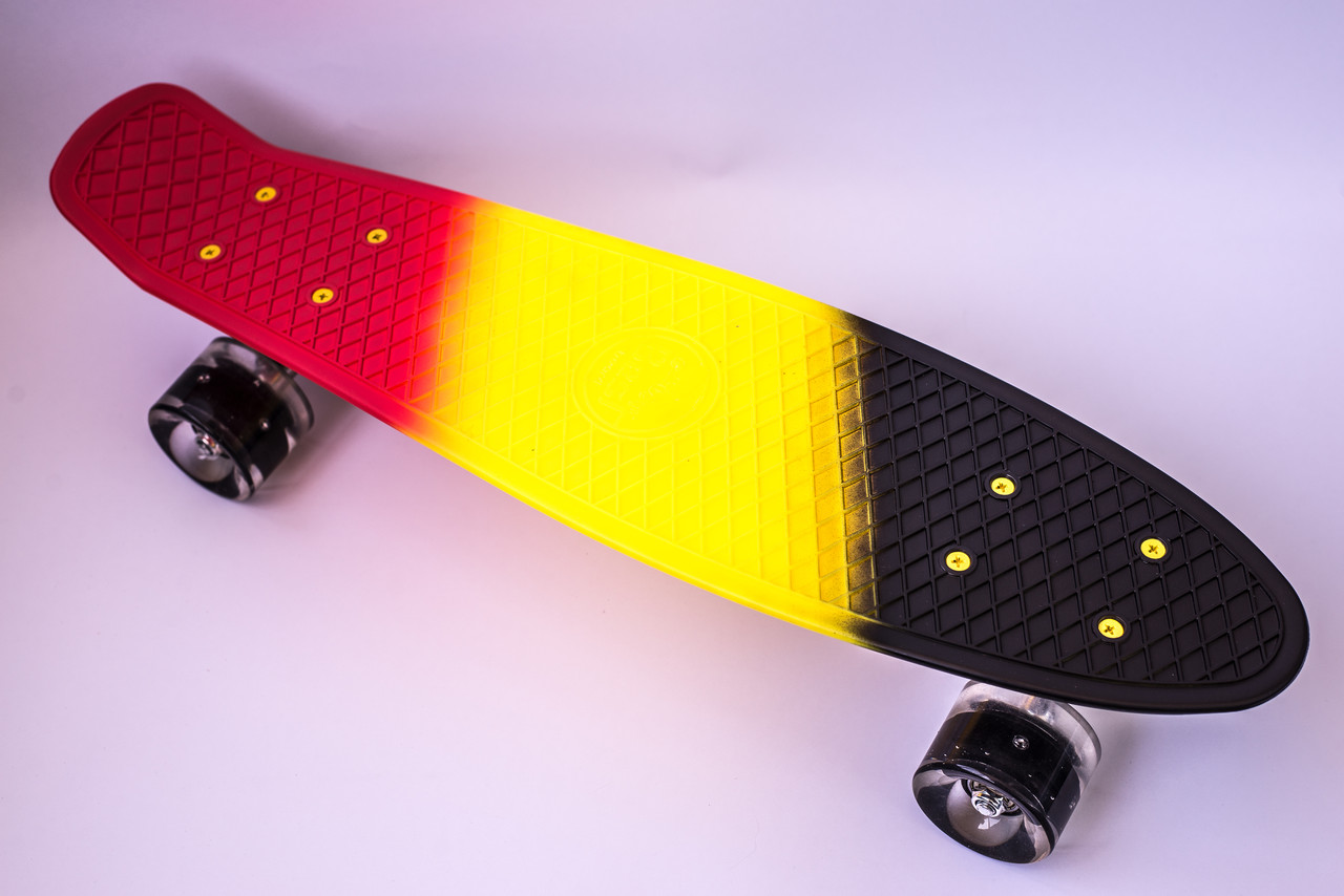 

Скейт Пенни Борд BesT board красно-жёлтый C40309