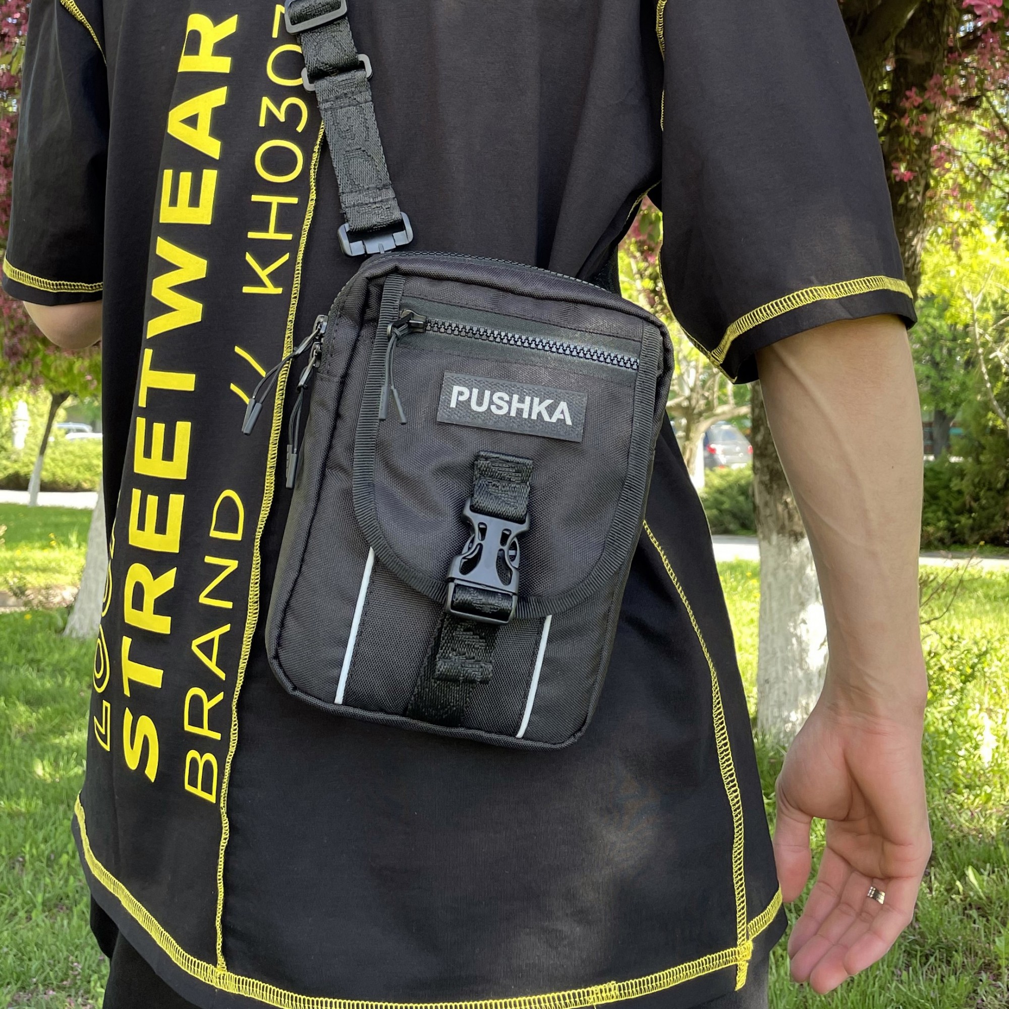 

Мессенджер на плечо Пушка Огонь Bunch черный