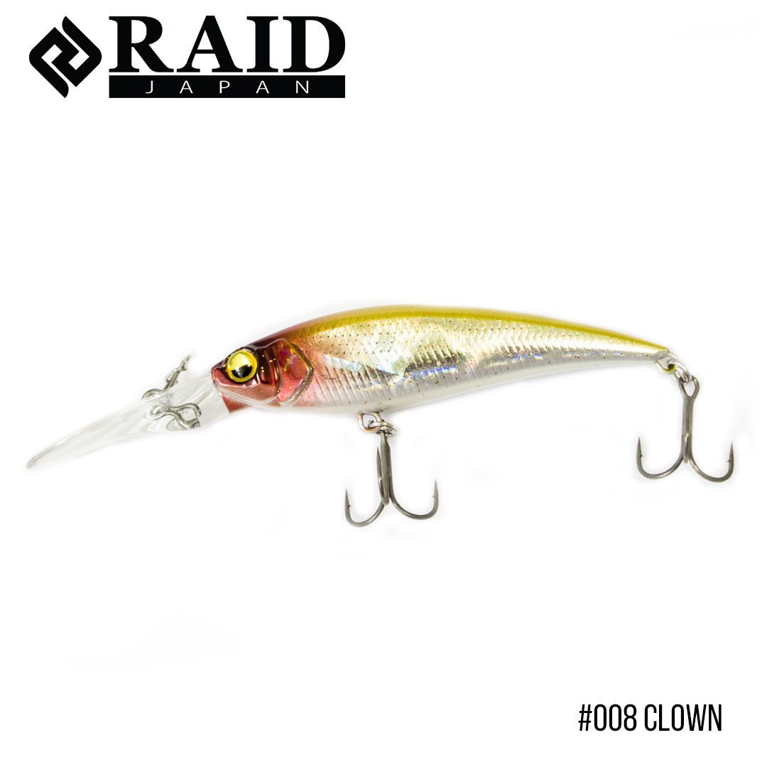 

Воблер Raid Level Shad Sprinter 68MR (68mm, 5.6g) (008 Clown)