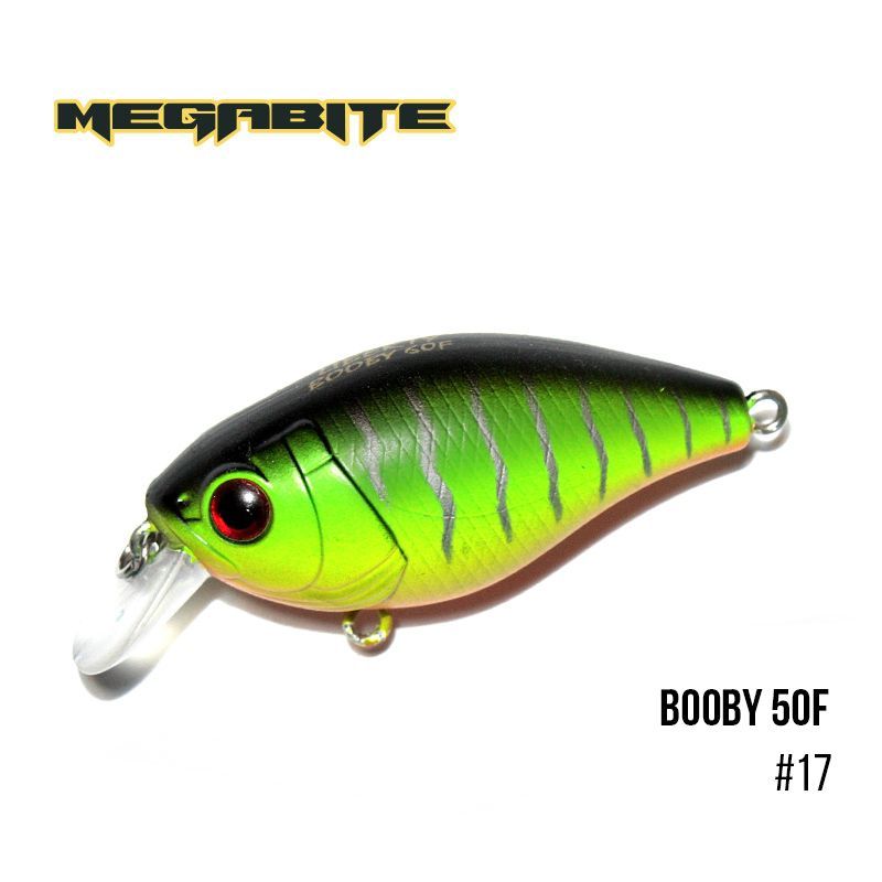 

Воблер Megabite Booby 50 F (50 мм, 9,4 гр, 0.7 m) (17)
