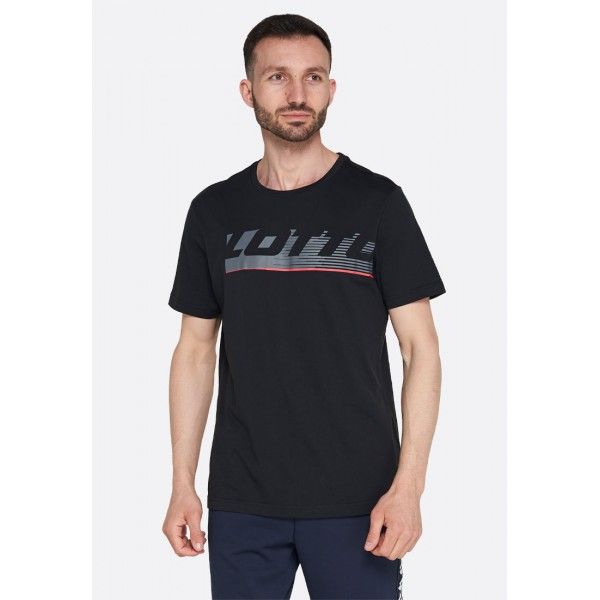 

Футболка мужская Lotto LOGO IV TEE BS JS L ALL BLACK 214440/1CL