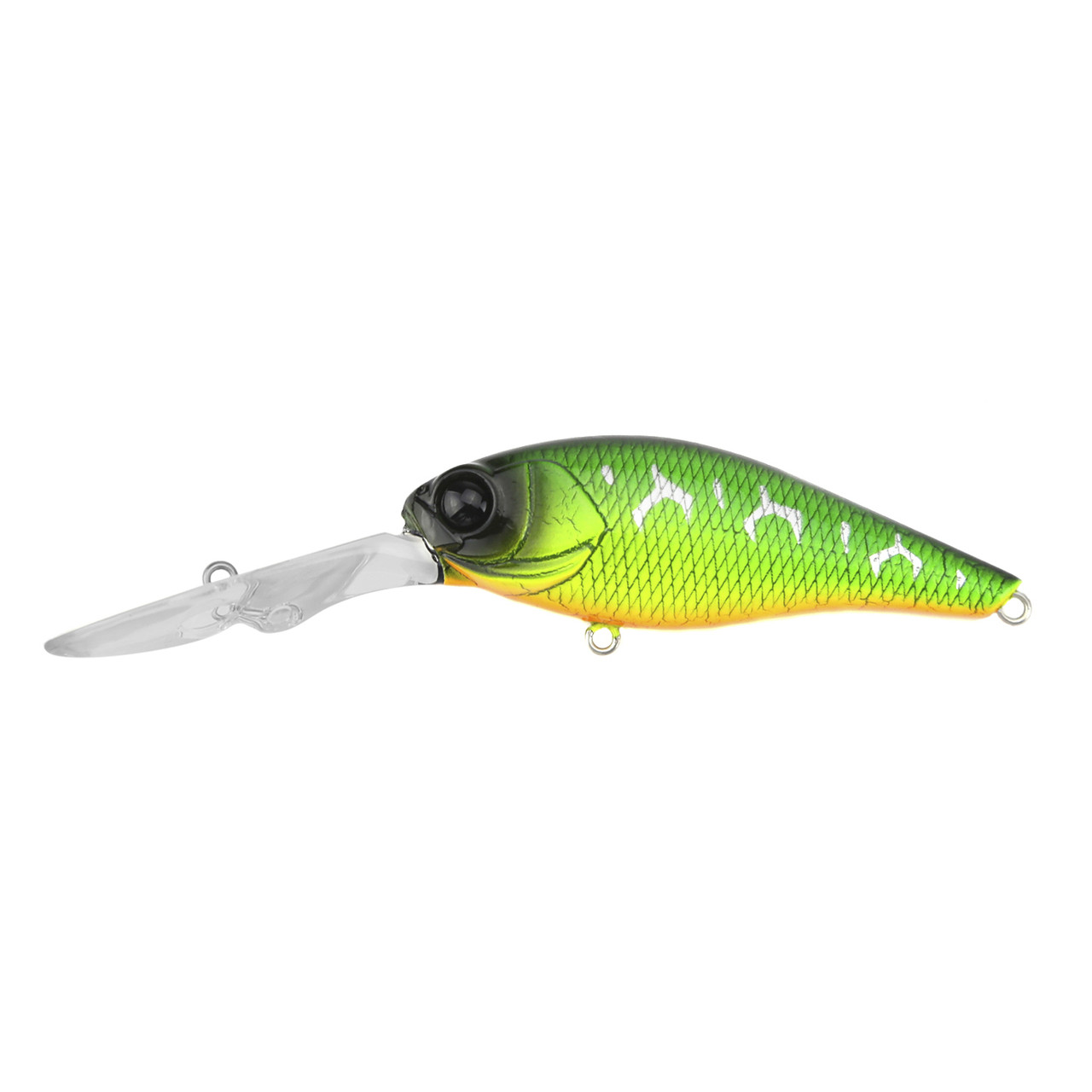 

Воблер TSURIBITO DEEP CHOK 62F / W-111 CRACK CHARTREUSE TIGER (21532)