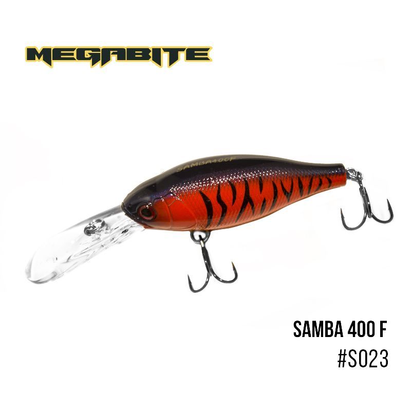 

Воблер Megabite Samba 400 F (70 мм, 17,5гр, 4 m) (S023)