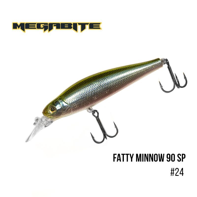 

Воблер Megabite Fatty Minnow 90 SP (90 мм, 15,8 гр, 1,3 m) (24)