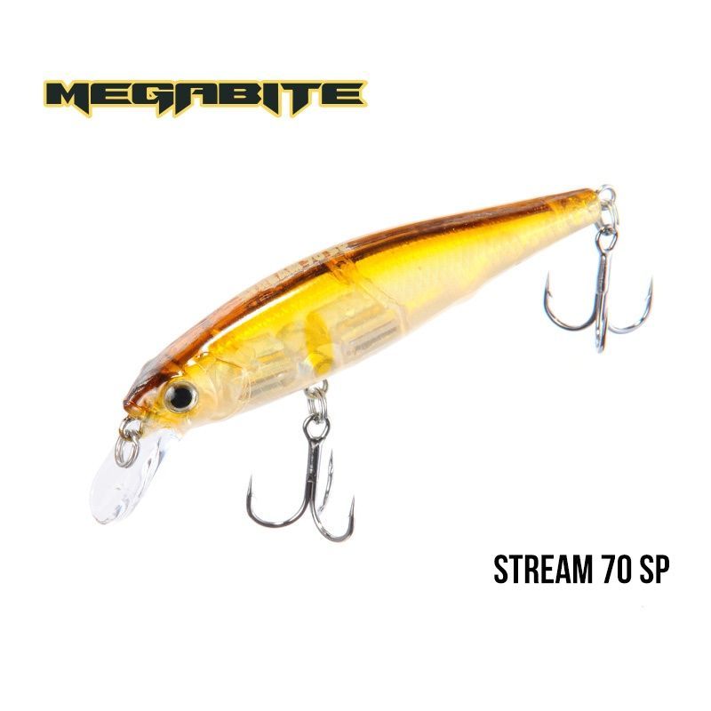 

Воблер Megabite Stream 70 SP (70 мм, 6,4гр, 0,8m) (A_9)