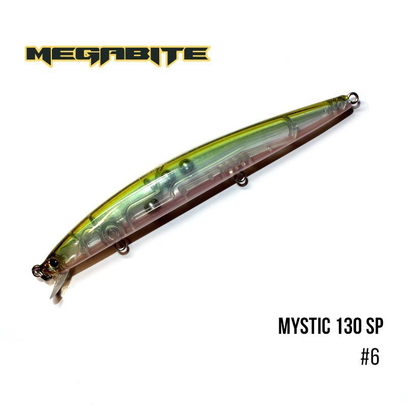 

Воблер Megabite Mystic 130 SP (130 мм, 18,4 гр, 0,5 m) (6)