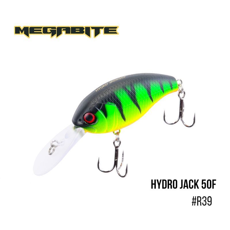 

Воблер Megabite Hydro Jack 50 F (50 мм, 9,01гр, 3m) (R39)