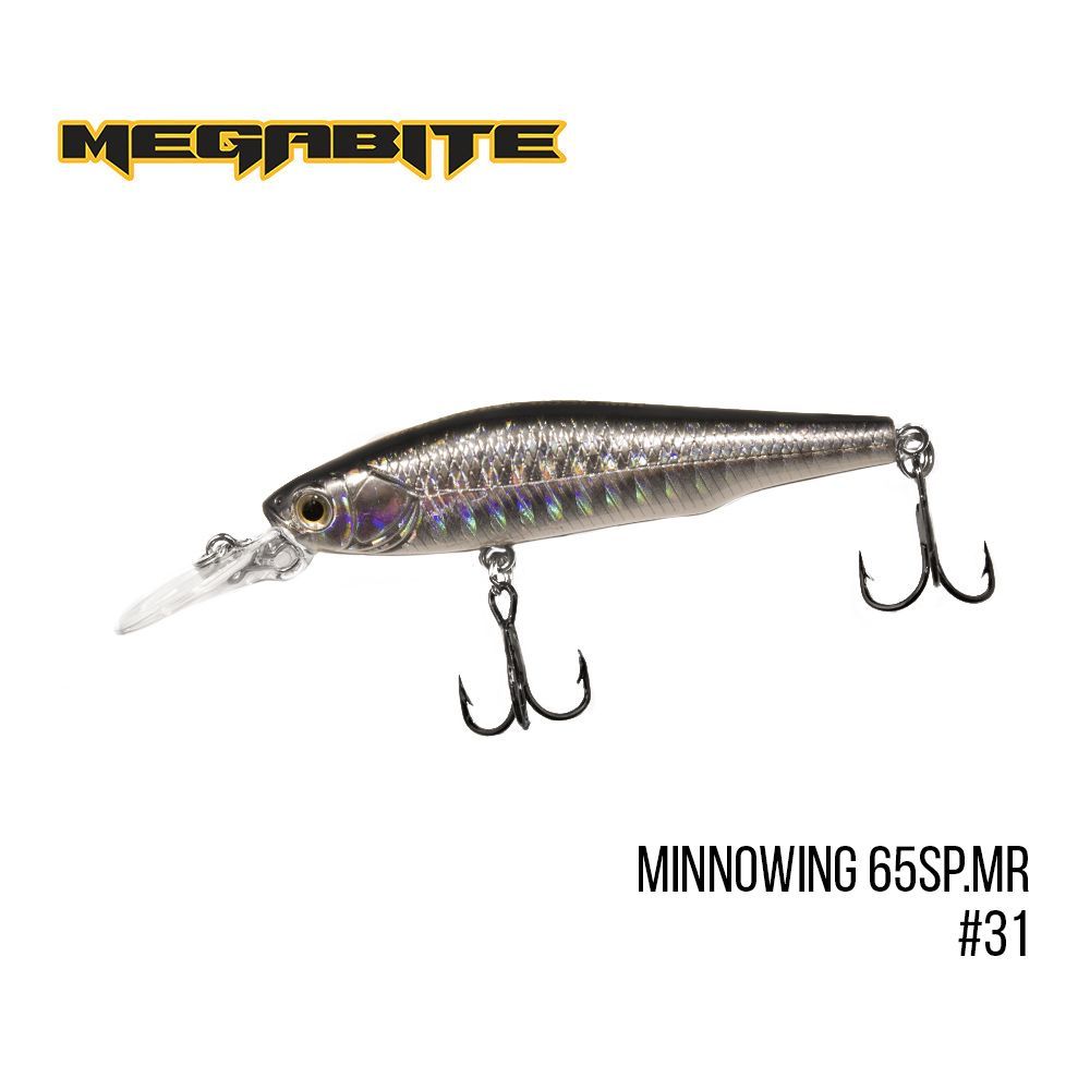 

Воблер Megabite Minnowing 65 SP MR (65 mm, 5.5 g, 1.5 m) (31)