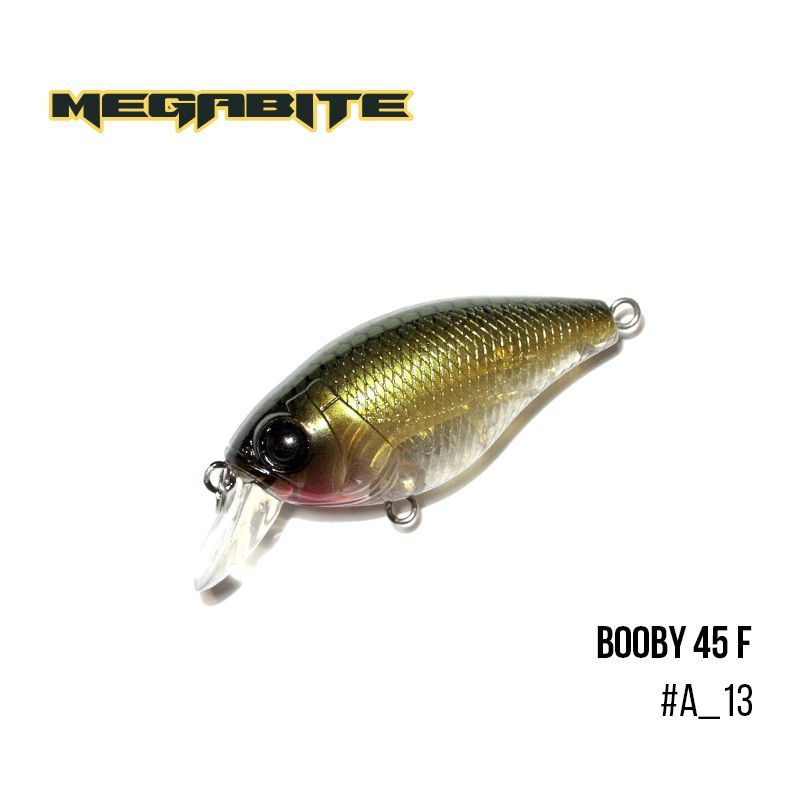 

Воблер Megabite Booby 45 F (45 мм, 6,7 гр, 0.5 m) (A_13)