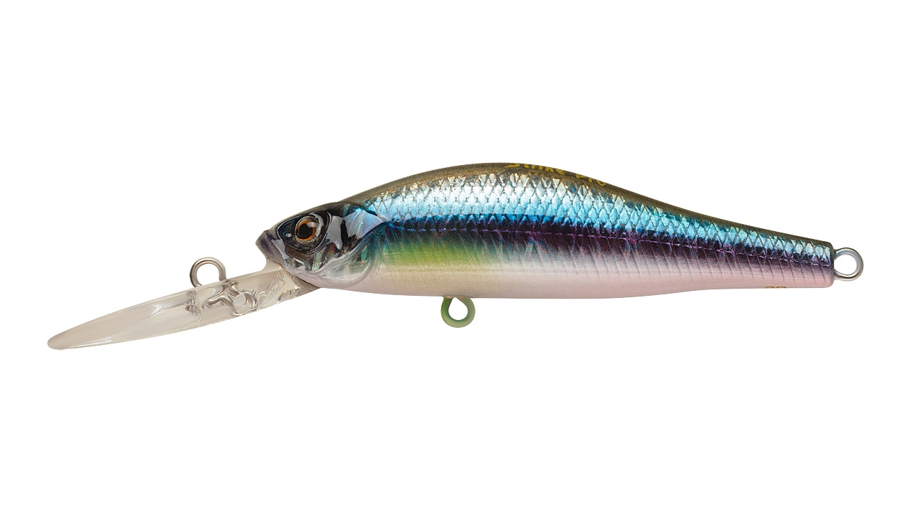 

Воблер Минноу Strike Pro Archback Deep 80SP, цвет: A210-SBO-RP Rainbow Ghost Wakasagi, (EG-125AL-SP# (127220)