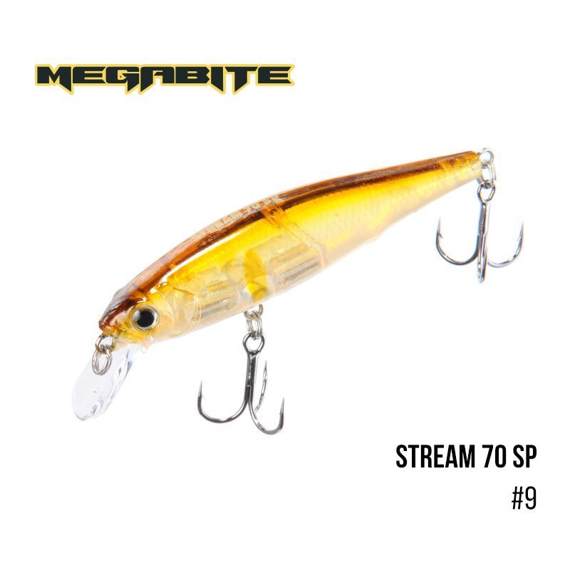 

Воблер Megabite Stream 70 SP (70 мм, 6,4гр, 0,8m) (9)