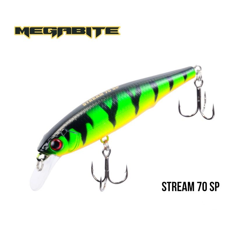 

Воблер Megabite Stream 70 SP (70 мм, 6,4гр, 0,8m) (R39)