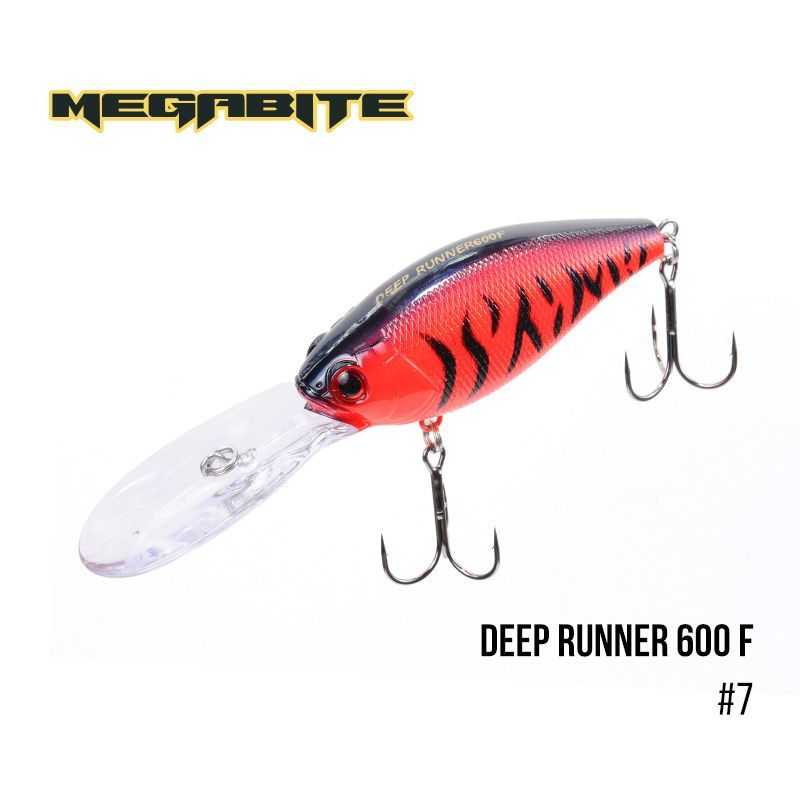 

Воблер Megabite Deep Runner 600 F (80 мм, 26.7 гр, 6 m) (7)