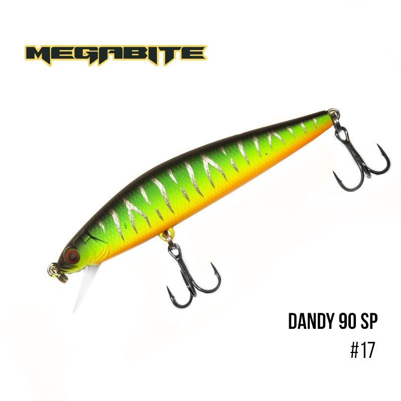 

Воблер Megabite Dandy 90 SP (90 мм, 11,4 гр, 1,0 m) (17)