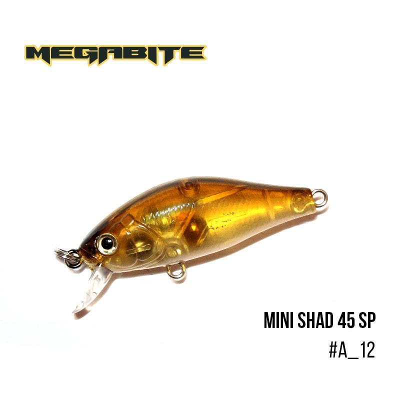 

Воблер Megabite Mini Shad 45 SP (45 мм, 4,3 гр, 0,5 m) (A_12)
