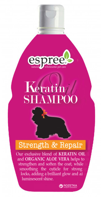 

Шампунь Espree Keratin Oil Shampoo с кератиновым маслом для собак 502 мл (е01786)