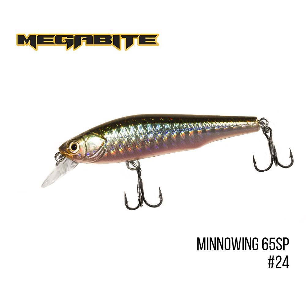 

Воблер Megabite Minnowing 65 SP (65 mm, 5.4 g, 0.8 m) (24)