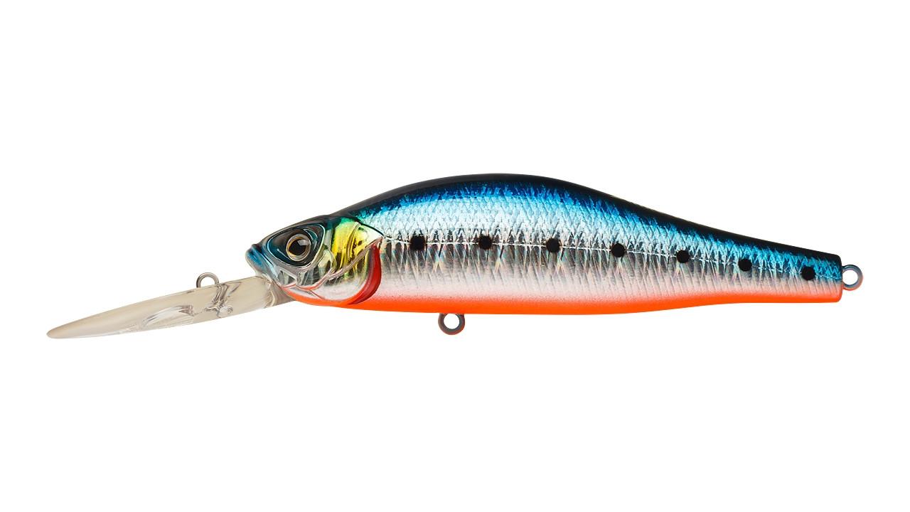 

Воблер Минноу Strike Pro Archback Deep 80SP, цвет: A234-SBO-LU Blue Back Silver OB Fluo, (EG-125AL-S (127221)