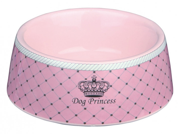 

Миска керамическая для собак Dog Princess Ceramic Bowl 450 мл  16 см Trixie BGL-TX-565