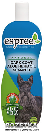 

Шампунь Espree Dark Coat Aloe Herb Oil Shampoo насыщение шерсти темных окрасов 355 мл (e00011)