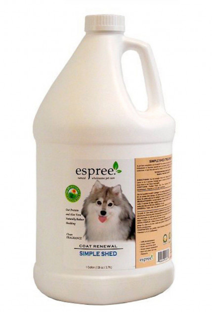 

Шампунь во время линьки "Без слёз" "Simple Shed Shampoo" 3,79 л Espree BGL-EZ-201