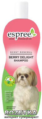 

Шампунь Espree Berry Delight Shampoo очищение, восстановление, увлажнение шерсти 355 мл (e00185)
