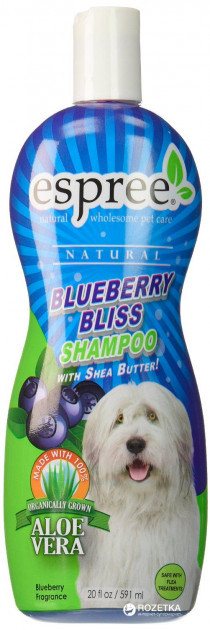 

Шампунь Espree Blueberry Bliss Shampoo Черничное блаженство для собак 591 мл (e01547)