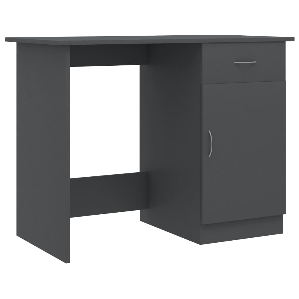

Письмовий стіл Shumee сірий 100x50x76 см ДСП 801082