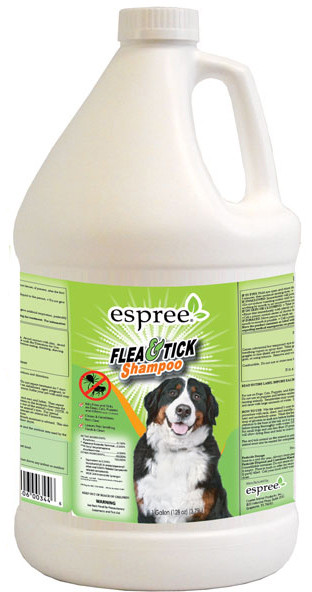 

Шампунь от блох и клещей для собак и котов возрастом от 3 мес Flea & Tick Oat Shampoo 3,79 л Espree BGL-ES-84