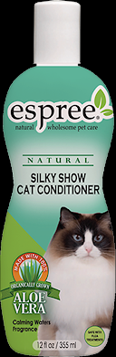 

Кондиционер Espree Silky Show Cat Conditioner для котов выставочный, облегчает укладку шерстного покрова 355 мл