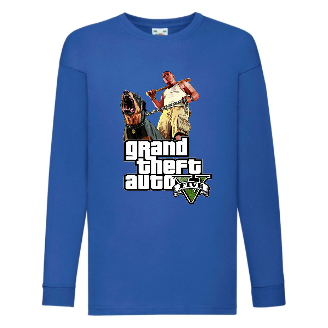 

Лонгслив реглан GTA 006 (Grand Theft Auto) синий (GTA blu 006) 116 см