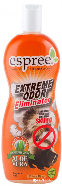

Шампунь Espree Extreme Odor Eliminator Shampoo для нейтрализации неприятных запахов для собак 591 мл
