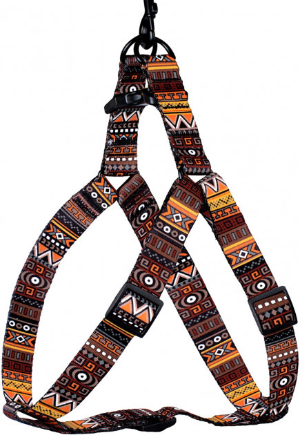 

Шлея для собак BronzeDog Tribal Нейлоновая Этническая L Коричневая (72/1385/Т) (2800000003227)