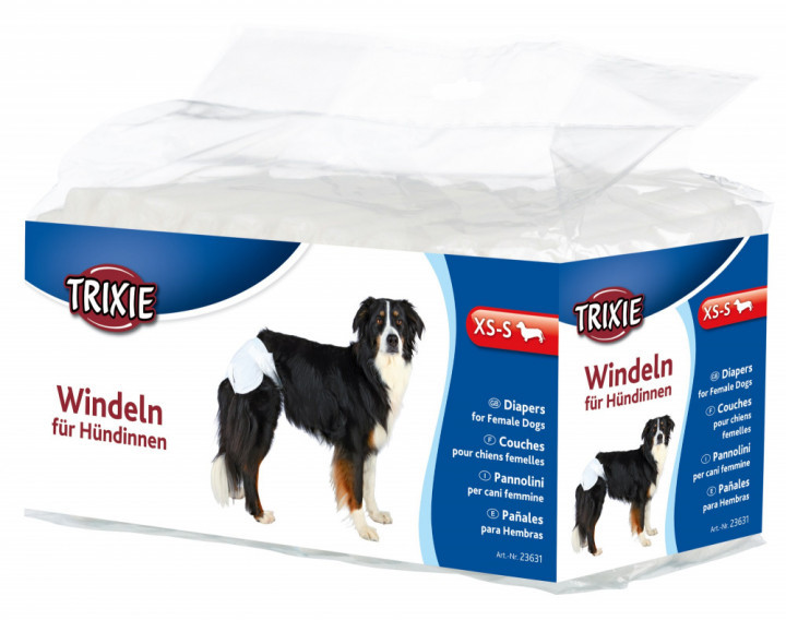 

Памперсы для собак (сук) Trixie 23631 20-28 см 12шт (4011905236315)