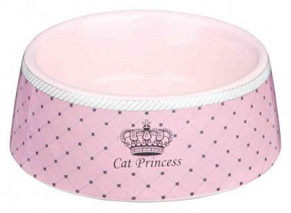 

Миска керамическая Trixie "Cat Princess" 0,18л/12см розовая 24780