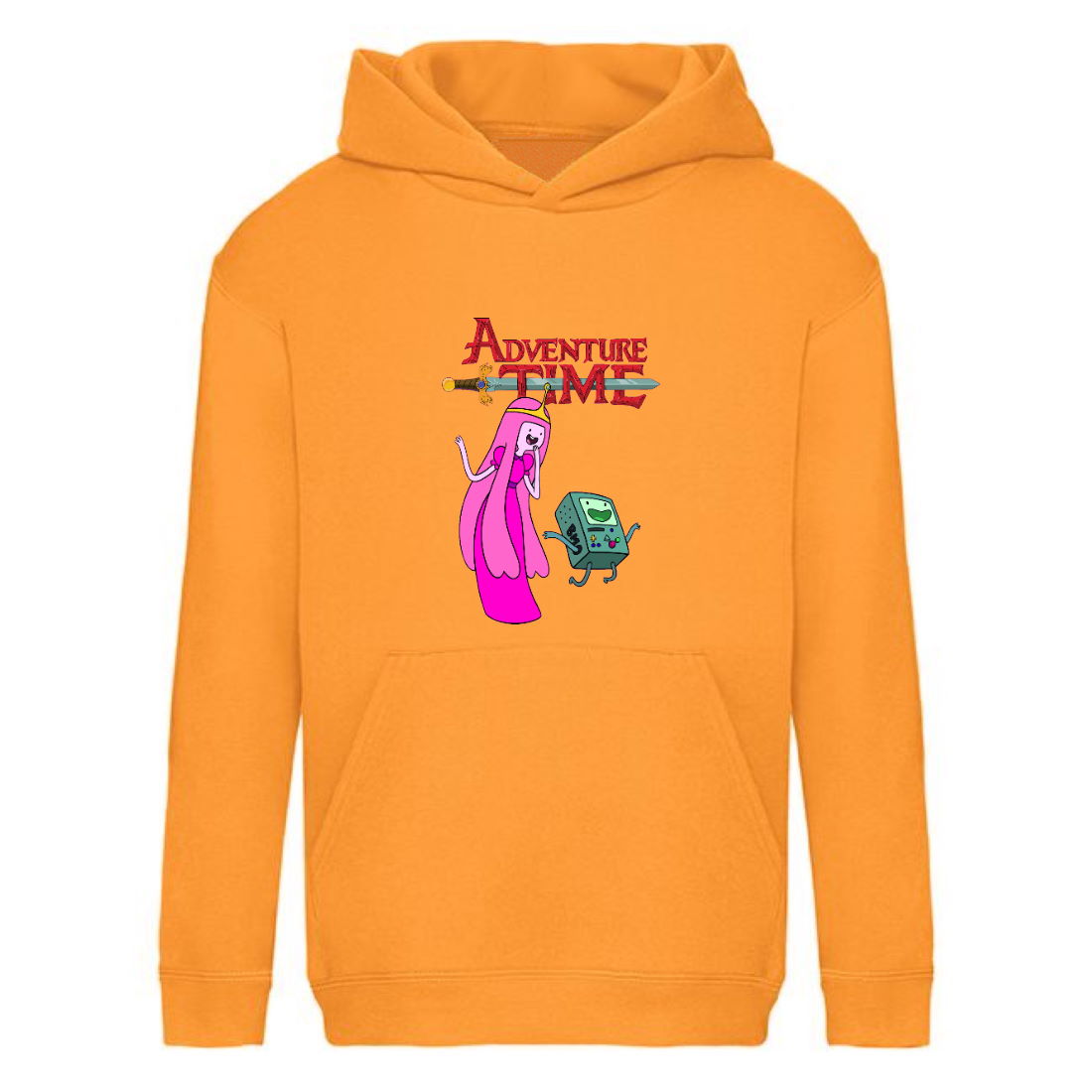 

Худи детская Время Приключений 0025 (Adventure Time) оранжевый (ART orn 0025) 128 см