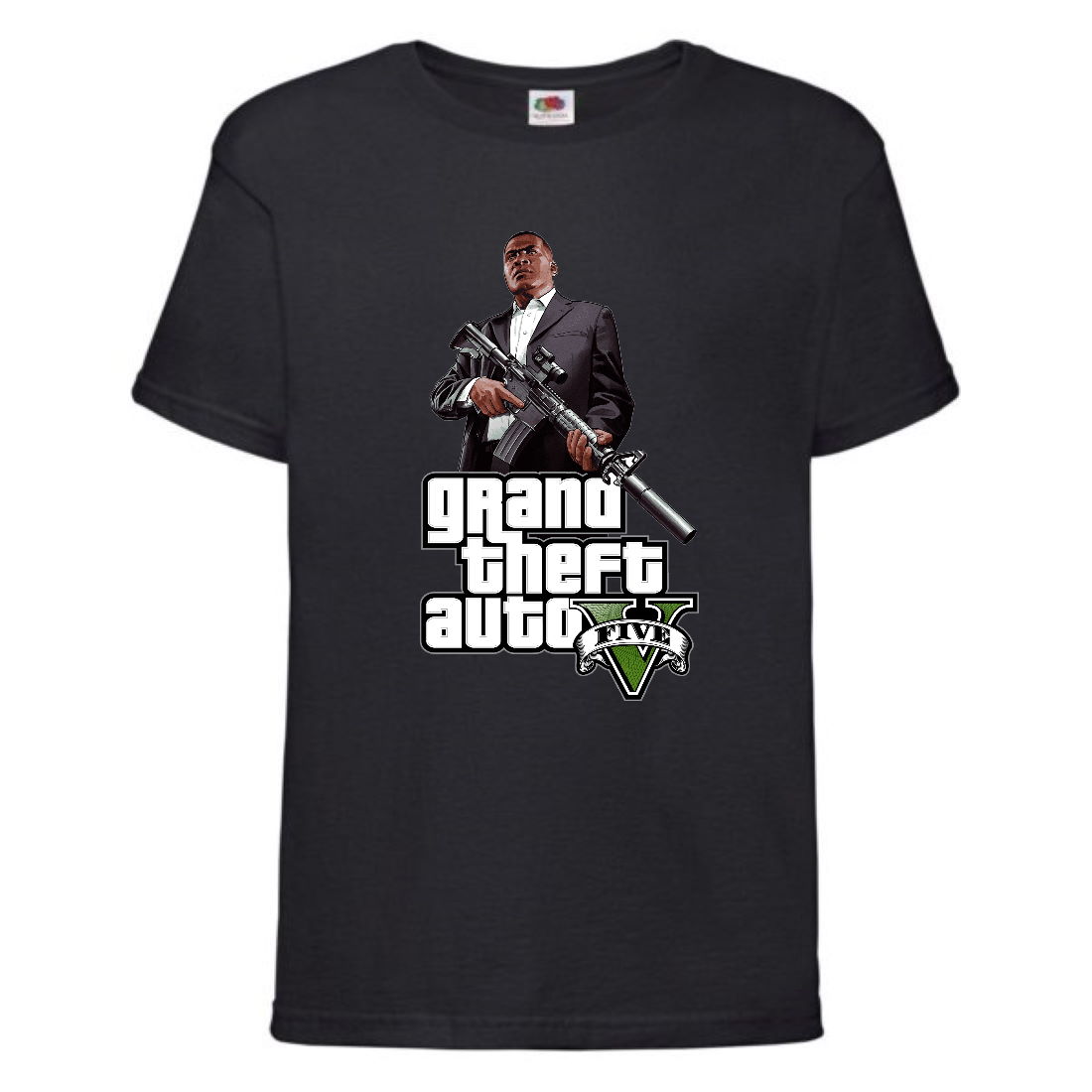 

Футболка детская GTA 001 (Grand Theft Auto) черная (GTA blc 001) 128 см