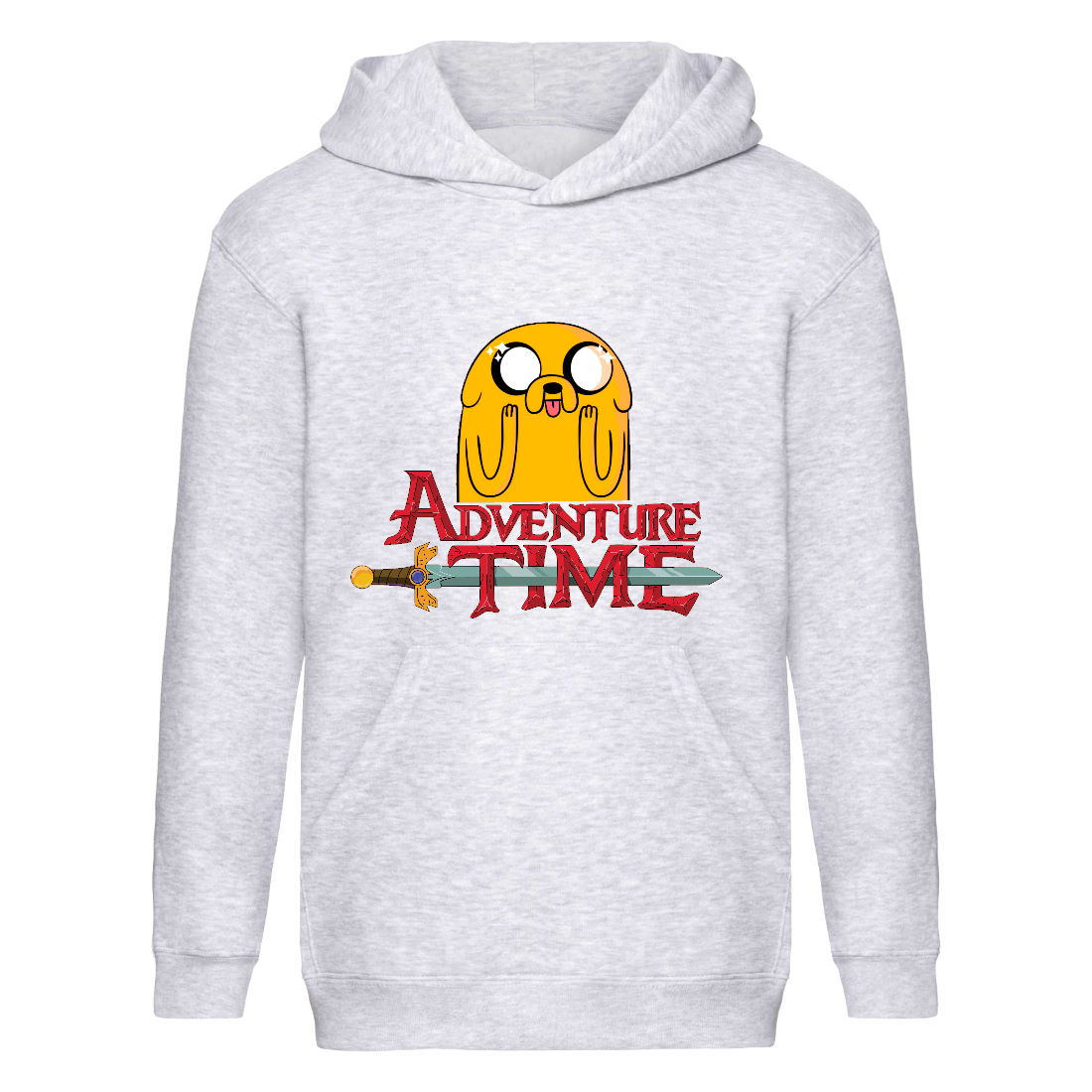 

Худи детская Время Приключений 009 (Adventure Time) серый (ART gry 009) 128 см