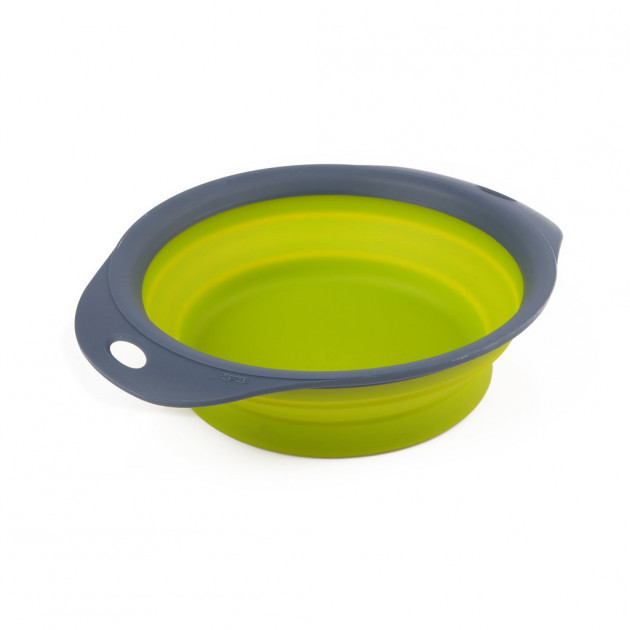 

Дорожная складная миска 1440 мл Collapsible Pet Bowl зеленая Dexas BGL-DX-48