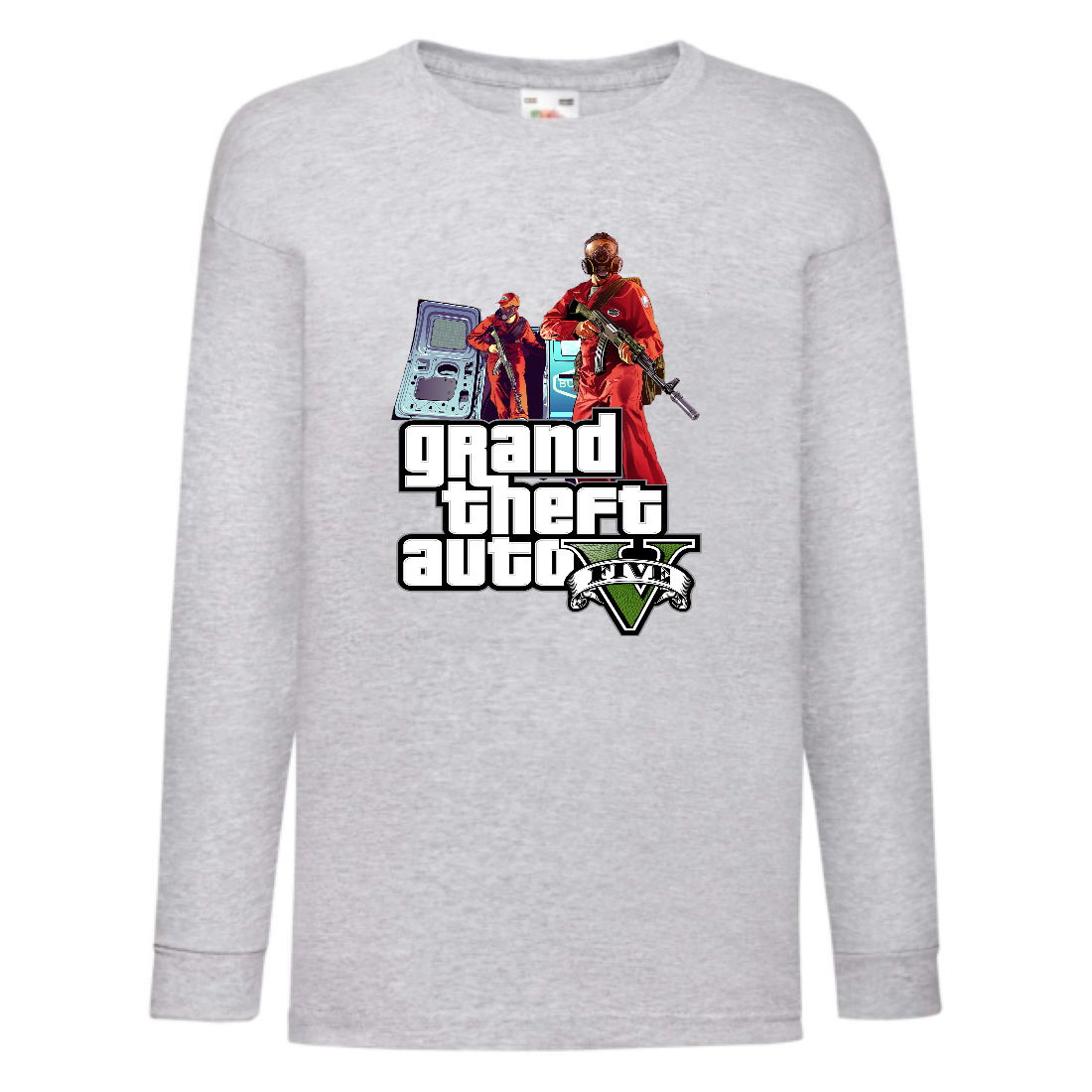 

Лонгслив реглан GTA 005 (Grand Theft Auto) серый (GTA gry 005) 152 см