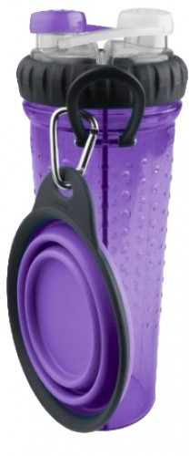 

Бутылка двойная под жидкость со складной миской Dexas H-DuO™ w/Companion Cup Фиолетовый (0084297307226)