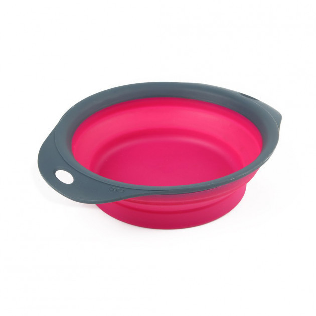 

Дорожная складная миска 1440 мл Collapsible Pet Bowl красная Dexas BGL-DX-47