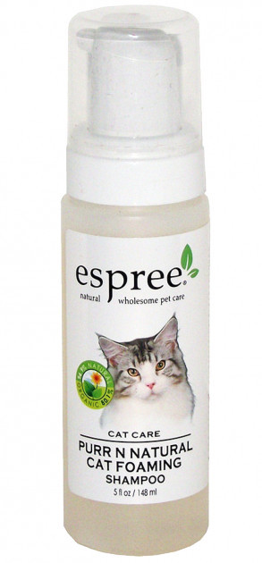 

Шампунь-пена не требующая смывания для кошек и котят "Purr N Natural Cat Foaming Shampoo" Espree BGL-EZ-216