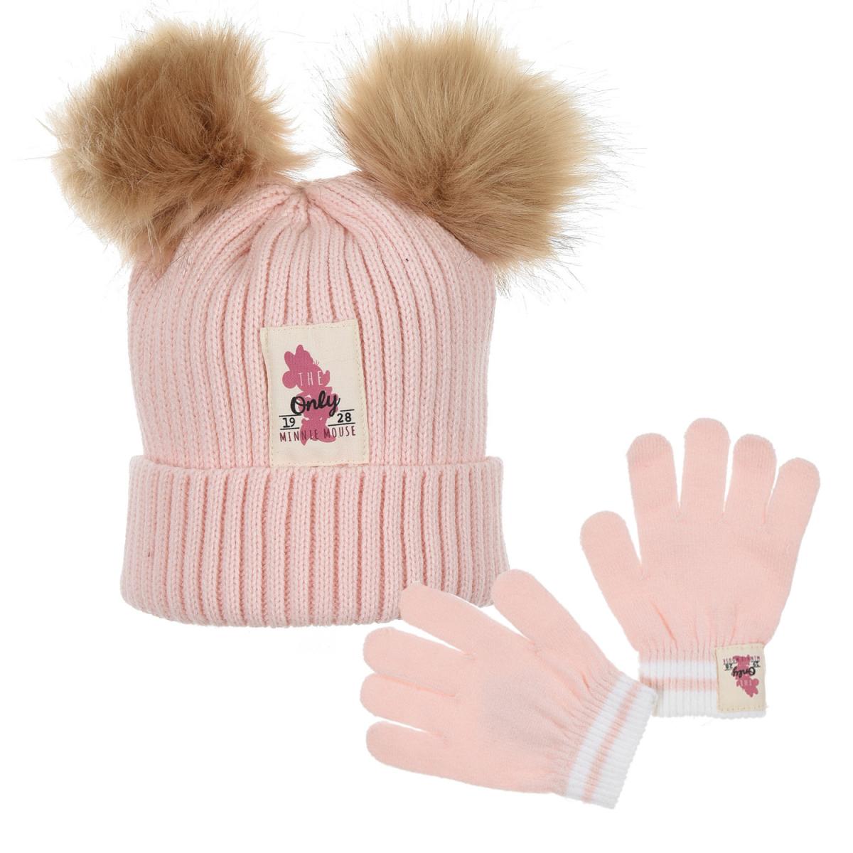 

Шапка + перчатки Disney Minnie Mouse (Минни Маус) 052-054 р Розовый HS40681