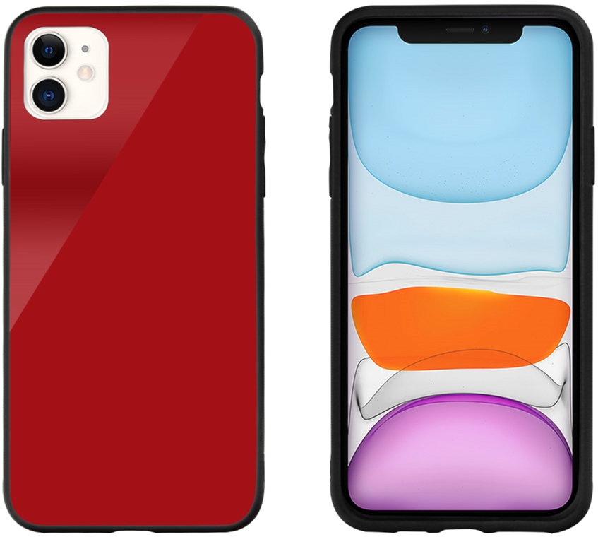 

Панель Intaleo Real Glass для Apple iPhone 11 Red